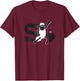 Shaun the Sheep: Dance Pose T-Shirt - T-Shirt | Maroon