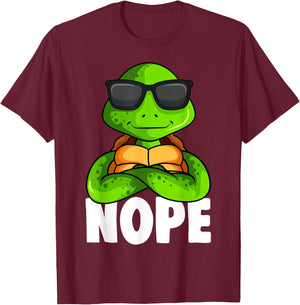 Schildkröten Kinder Jungen Mädchen Damen Schildkröte T-Shirt - T-Shirt | Maroon