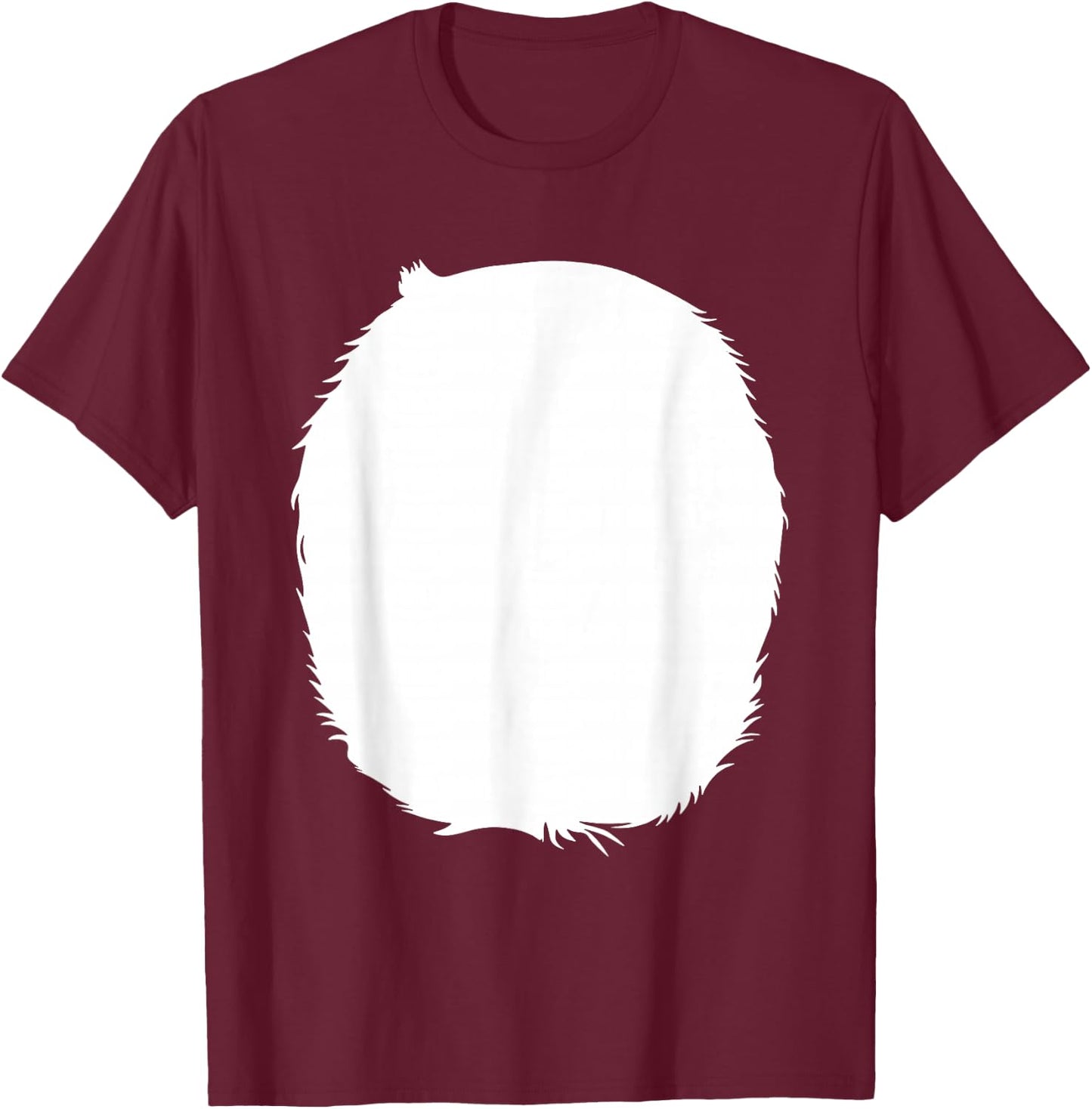 Panda Belly Costume Cute Bear Panda Animal Costume T-Shirt - T-Shirt | Maroon