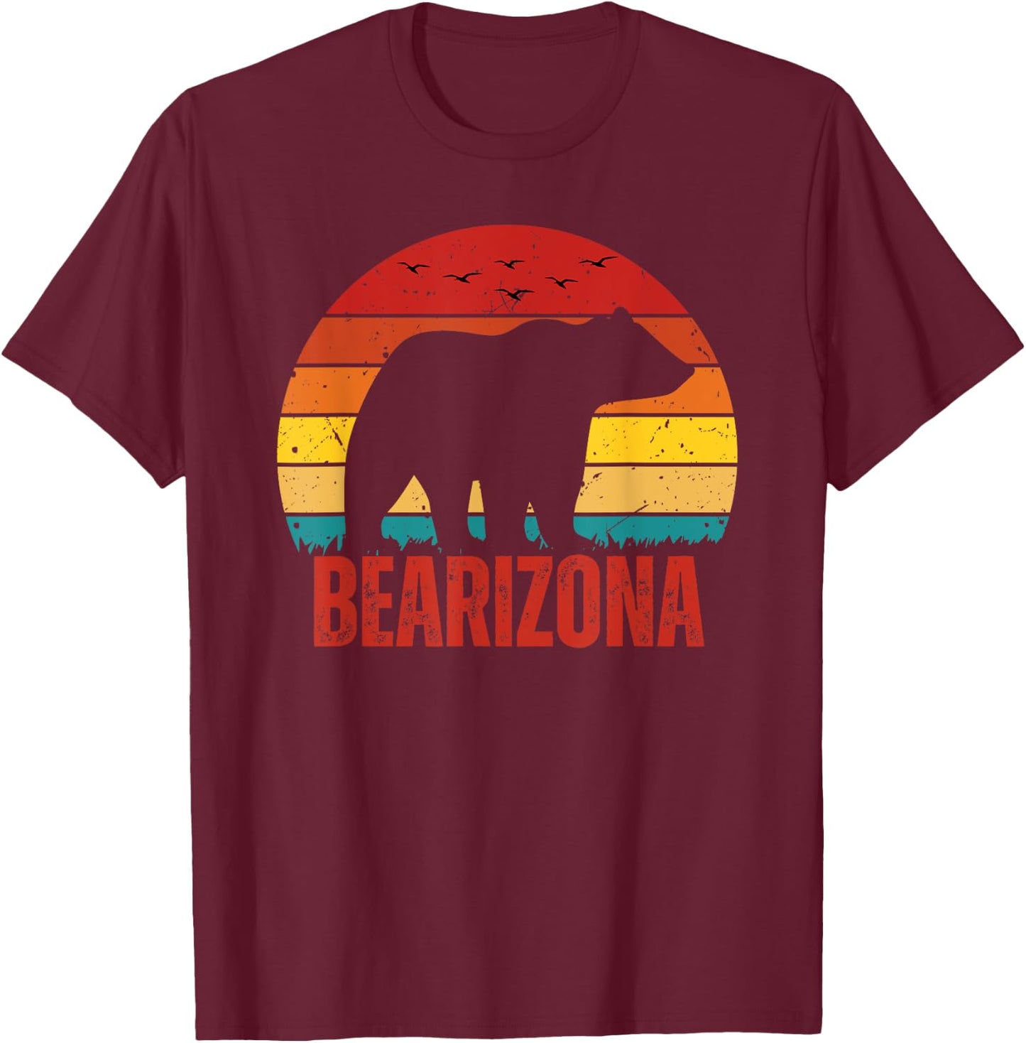 Bearizona Wildlife Park T-Shirt - T-Shirt | Maroon