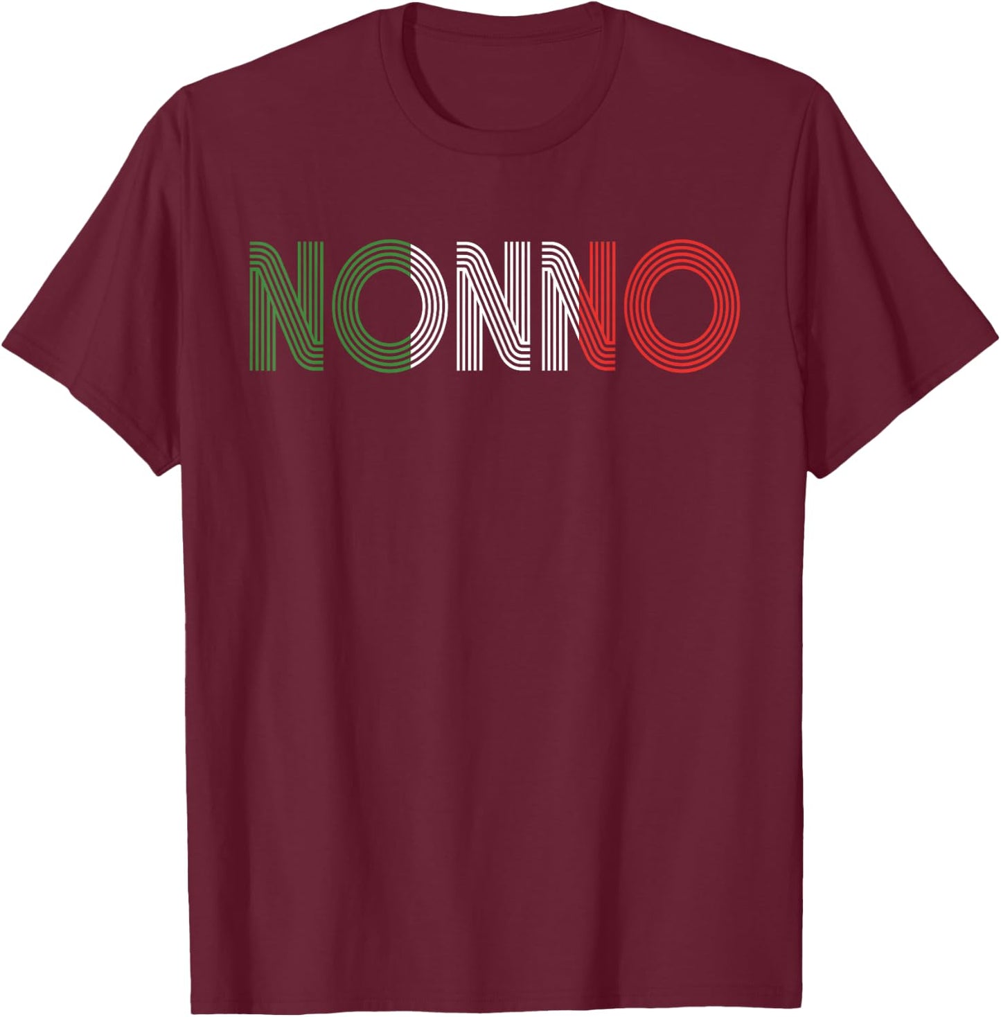 Proud Nonno Italian Grandpa Nonno Grandfather T-Shirt - T-Shirt | Maroon