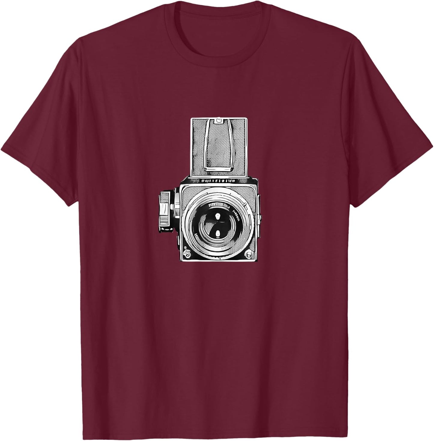Hasselblad 500 Camera Shirt T-Shirt - T-Shirt | Maroon