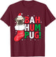 Bah Humpug Holiday T-Shirt - T-Shirt | Maroon