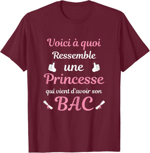 Bachelor 2024 Princess Gift Child Bac Girl Woman , Black T-Shirt - T-Shirt | Maroon