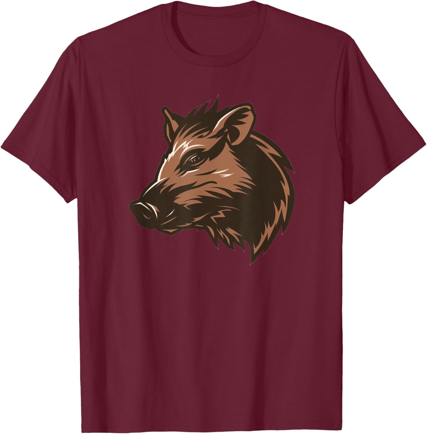 Javelina Logo Design T-Shirt - T-Shirt | Maroon