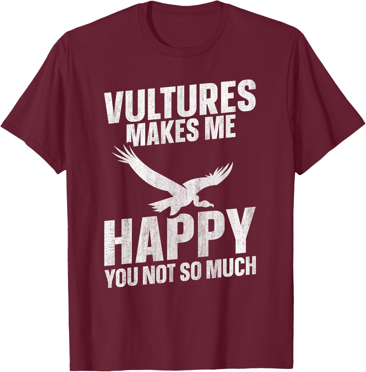 Vulture Scavenger Bird Vintage Vulture T-Shirt - T-Shirt | Maroon