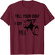 Funny Tell Your Goat i say Meh T-Shirt - T-Shirt | Maroon