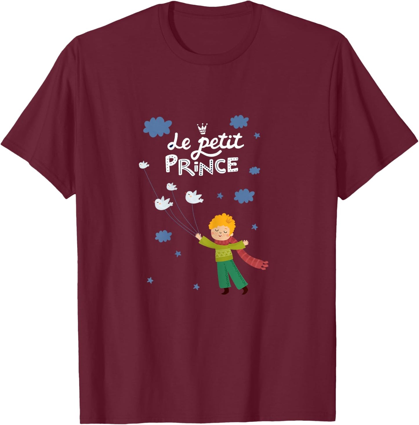 De petit un Prince T-Shirt - T-Shirt | Maroon
