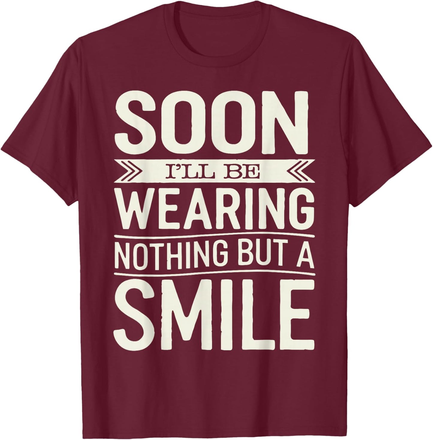 Nudist Camp Funny Naturist T-Shirt - T-Shirt | Maroon