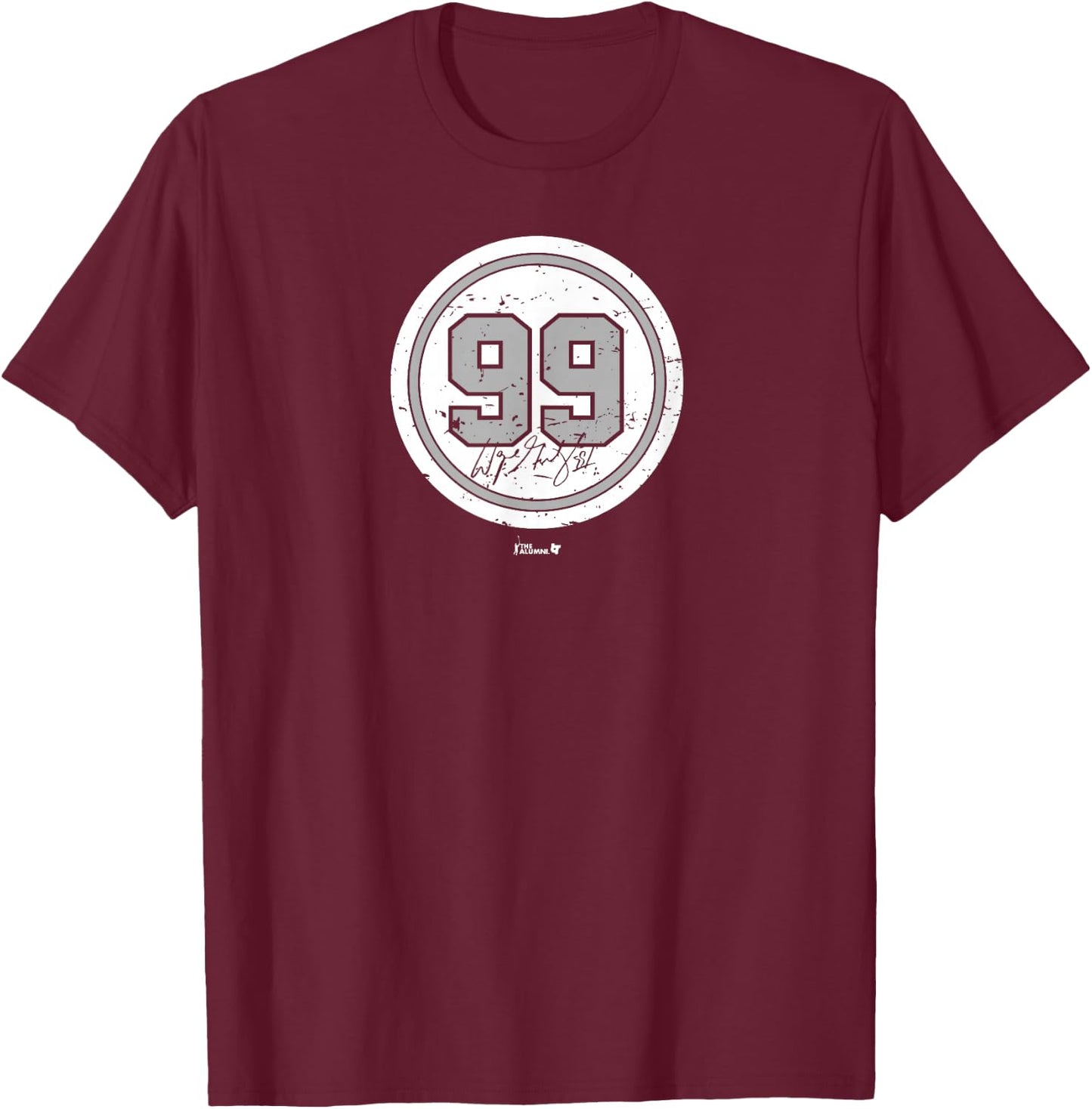Wayne Gretzky - No. 99 - Los Angeles Hockey T-Shirt - T-Shirt | Maroon