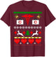Ugly Christmas Design Nurse Doctor Medical Profession T-Shirt - T-Shirt | Maroon