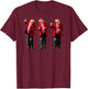 Christmas Donald Trump President 2024 Dancing Funny Santa T-Shirt - T-Shirt | Maroon
