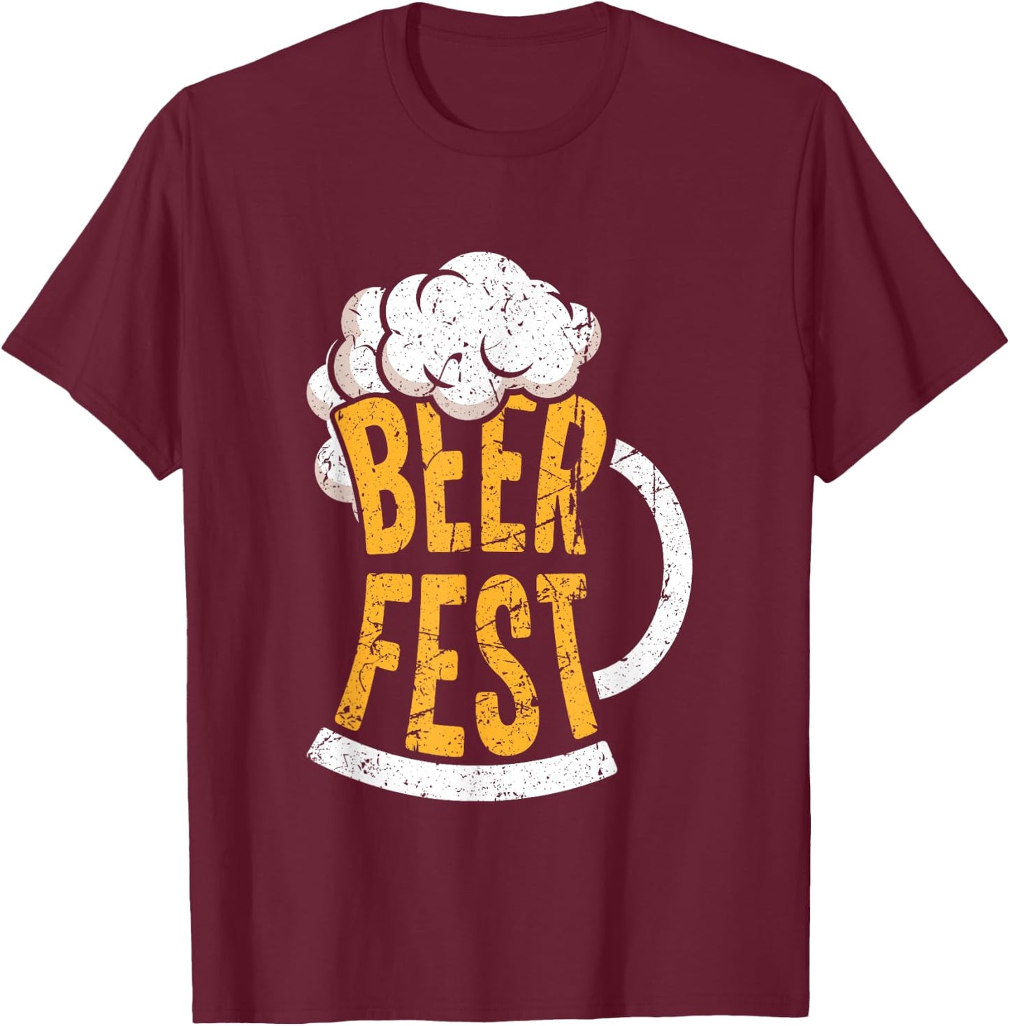 Stein Styles Oktoberfest - Adults - Black - Small - Short Sleeve - - Humor - Oktoberfest - Casual Humorous T-Shirt - T-Shirt | Maroon