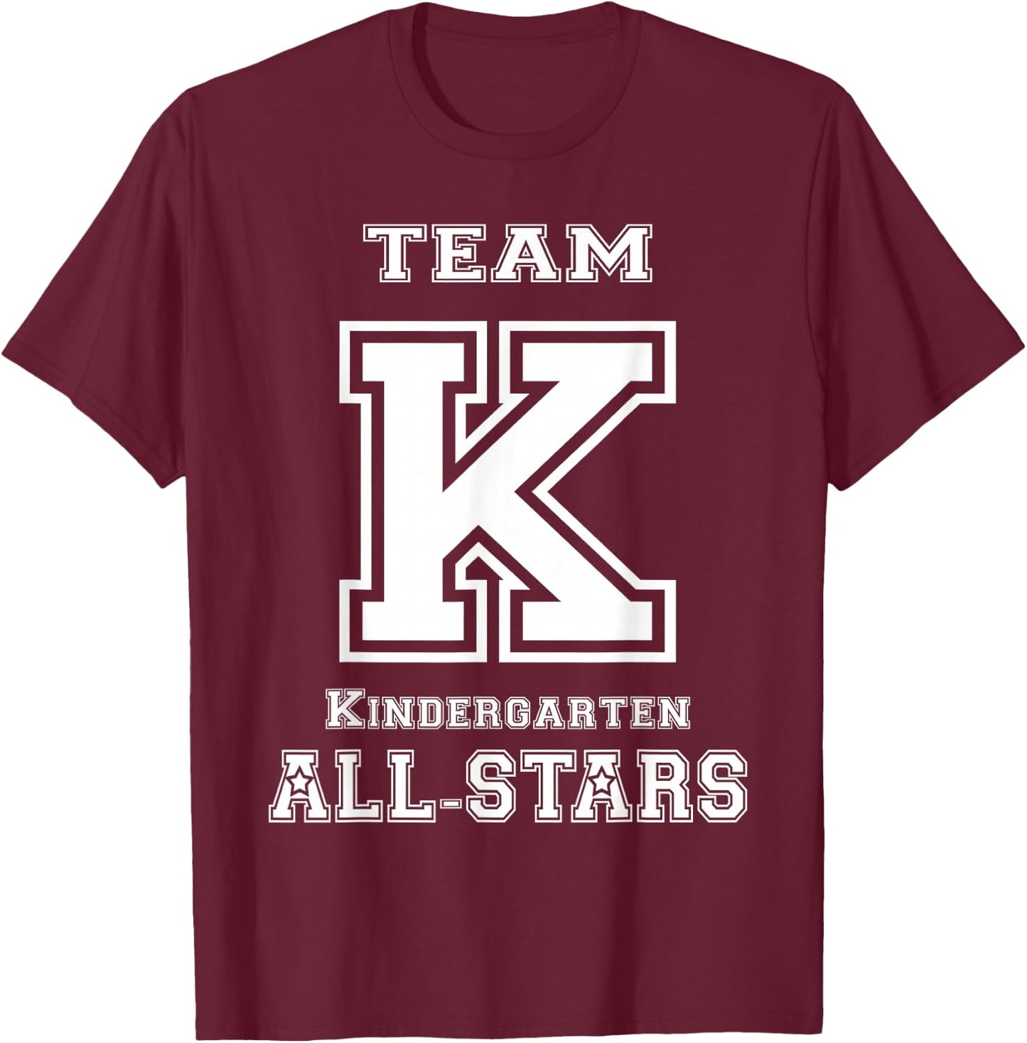 Team Kindergarten All-stars Sport Jersey T-Shirt - T-Shirt | Maroon