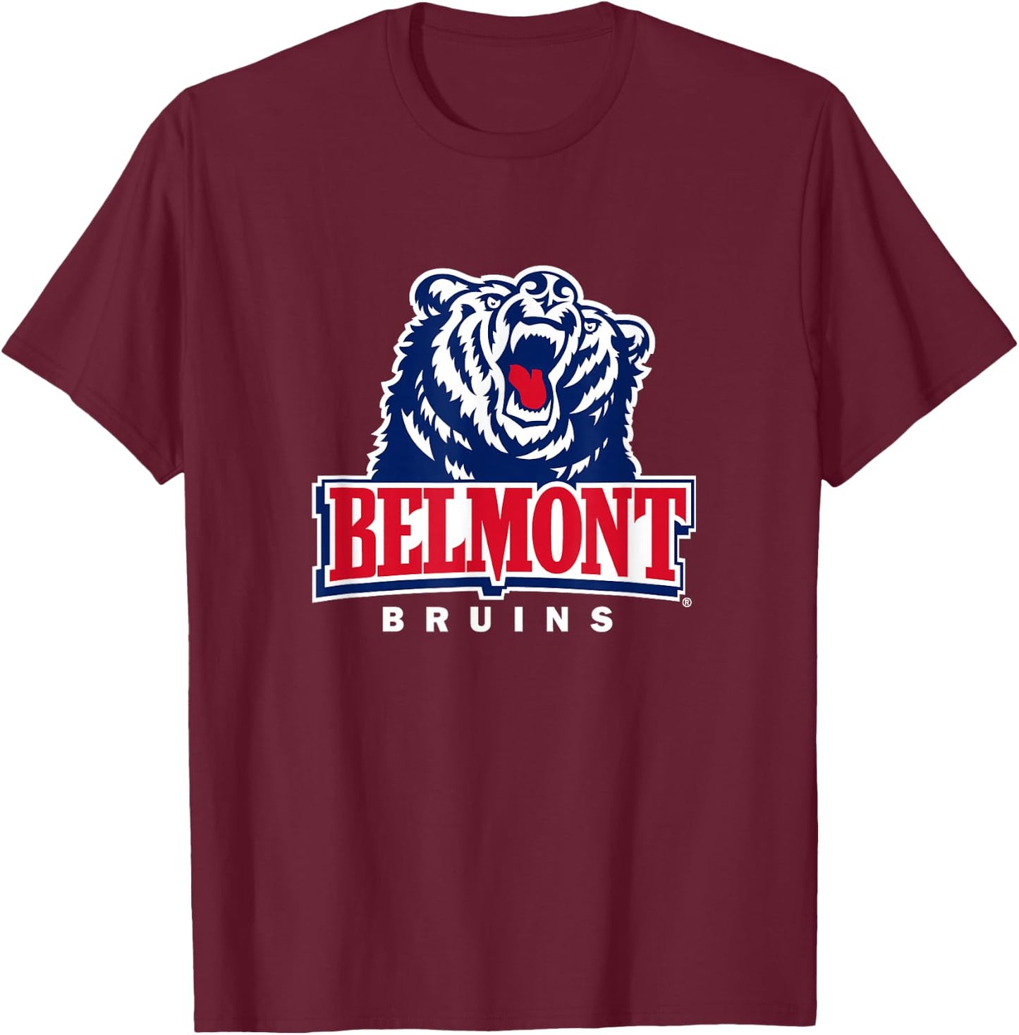 Belmont Bruins | Official NCAA University | PPBEL02 T-Shirt - T-Shirt | Maroon