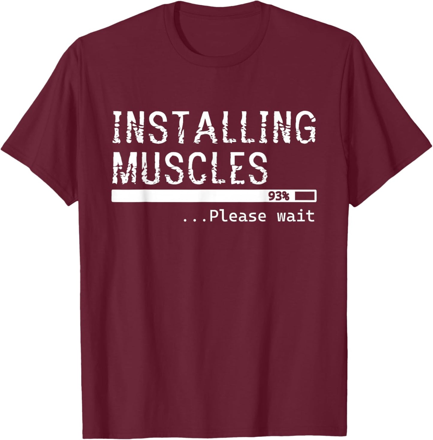 Funny Training with Quote , black T-Shirt - T-Shirt | Maroon