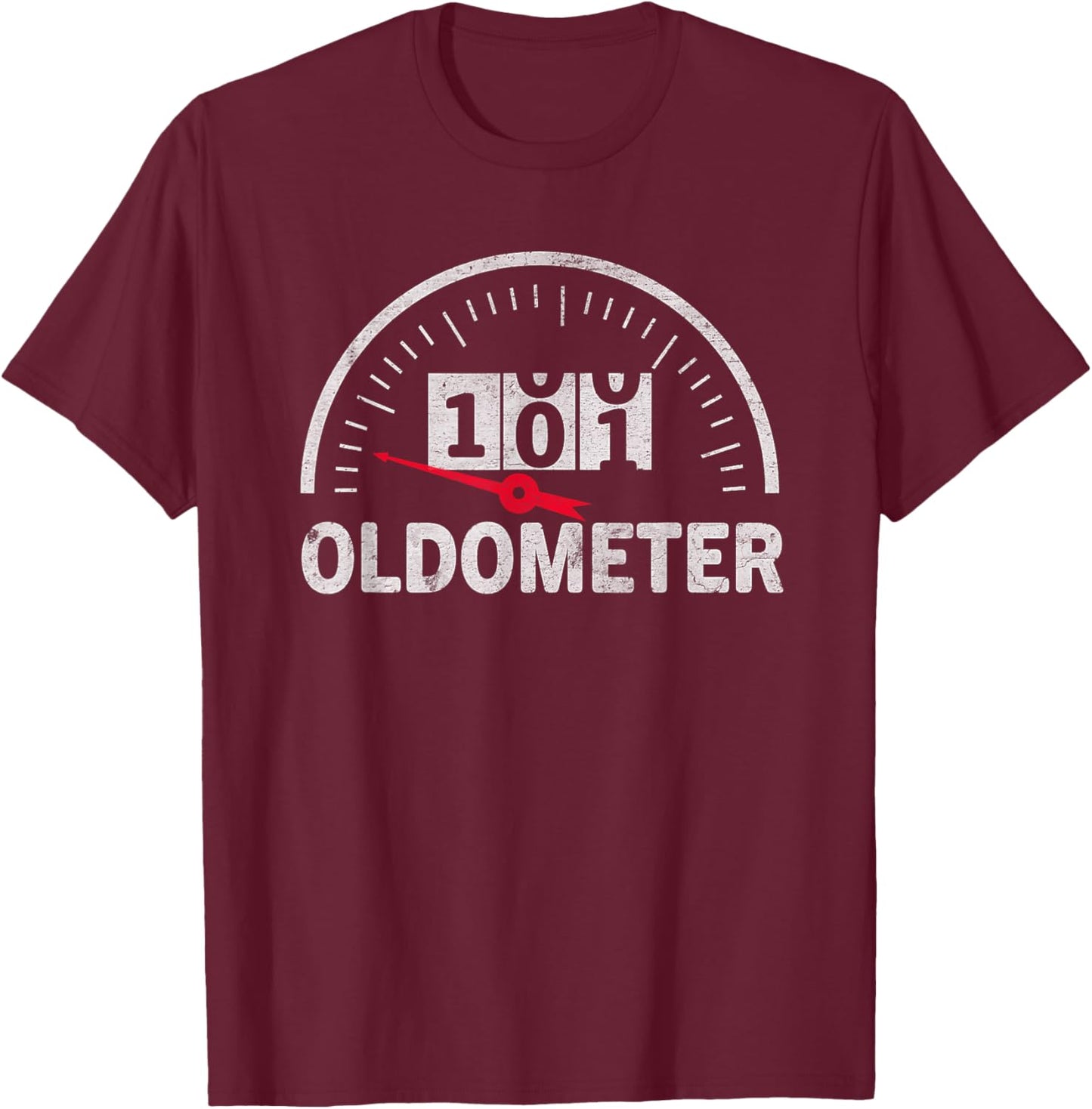 101 Years Old BDay Decorations Men Women 101st Birthday T-Shirt - T-Shirt | Maroon