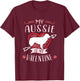 Valentine's day - Australian shepherd Dog Valentine T-Shirt - T-Shirt | Maroon