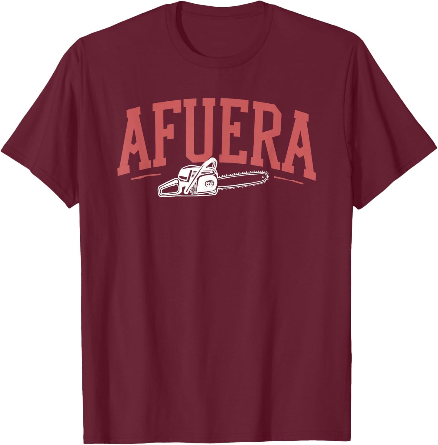 Afuera , Black, S T-Shirt - T-Shirt | Maroon