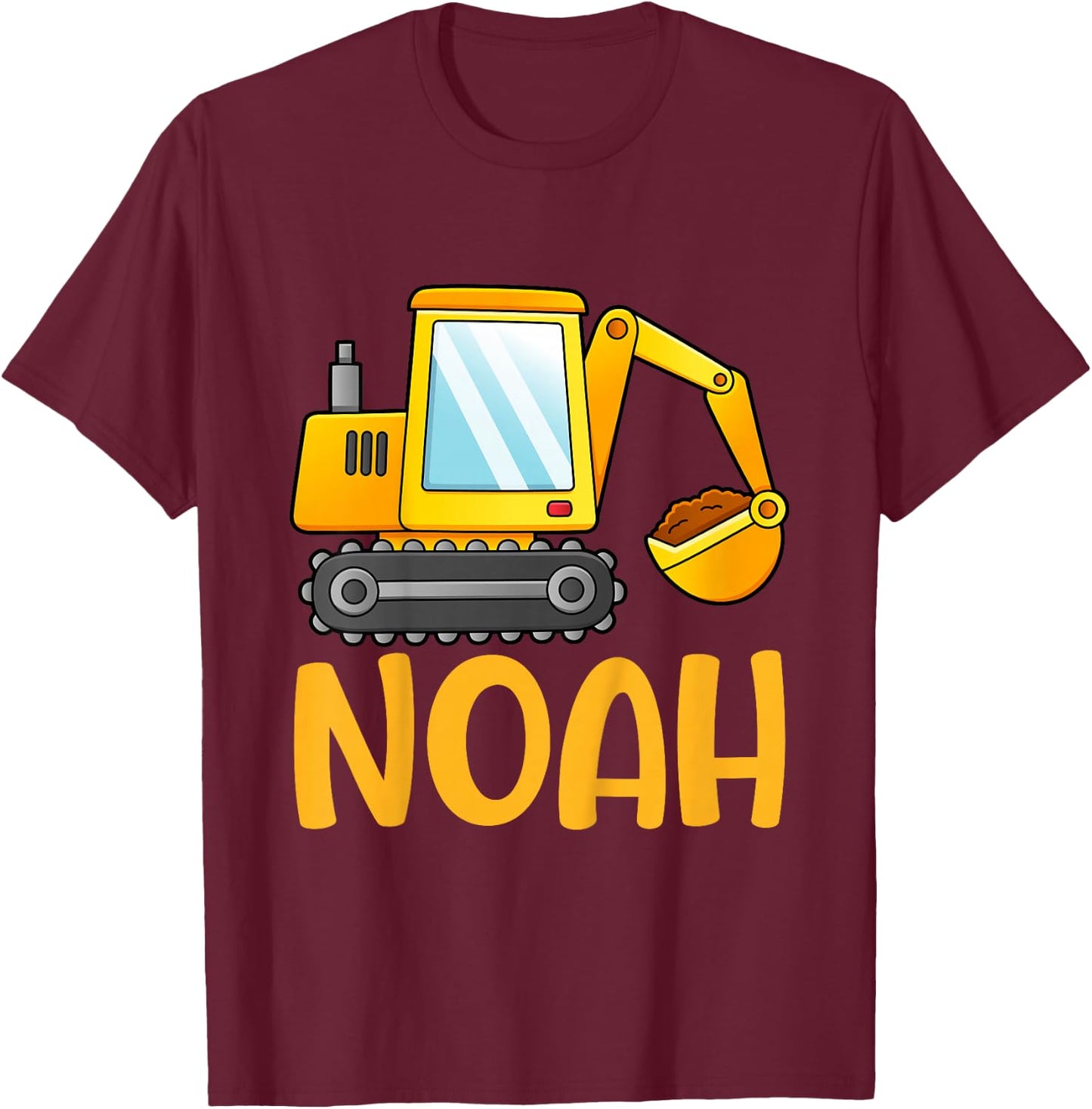 Junge Lustiges Noah T-Shirt - T-Shirt | Maroon