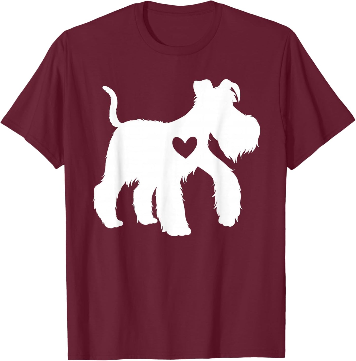 Miniature Schnauzer T-Shirt - T-Shirt | Maroon