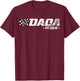 Dada Pit Crew Race Car Birthday Family Racing T-Shirt - T-Shirt | Maroon