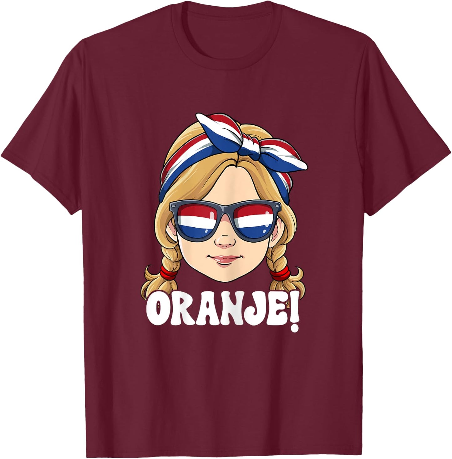Holland Netherlands Orange , orange T-Shirt - T-Shirt | Maroon