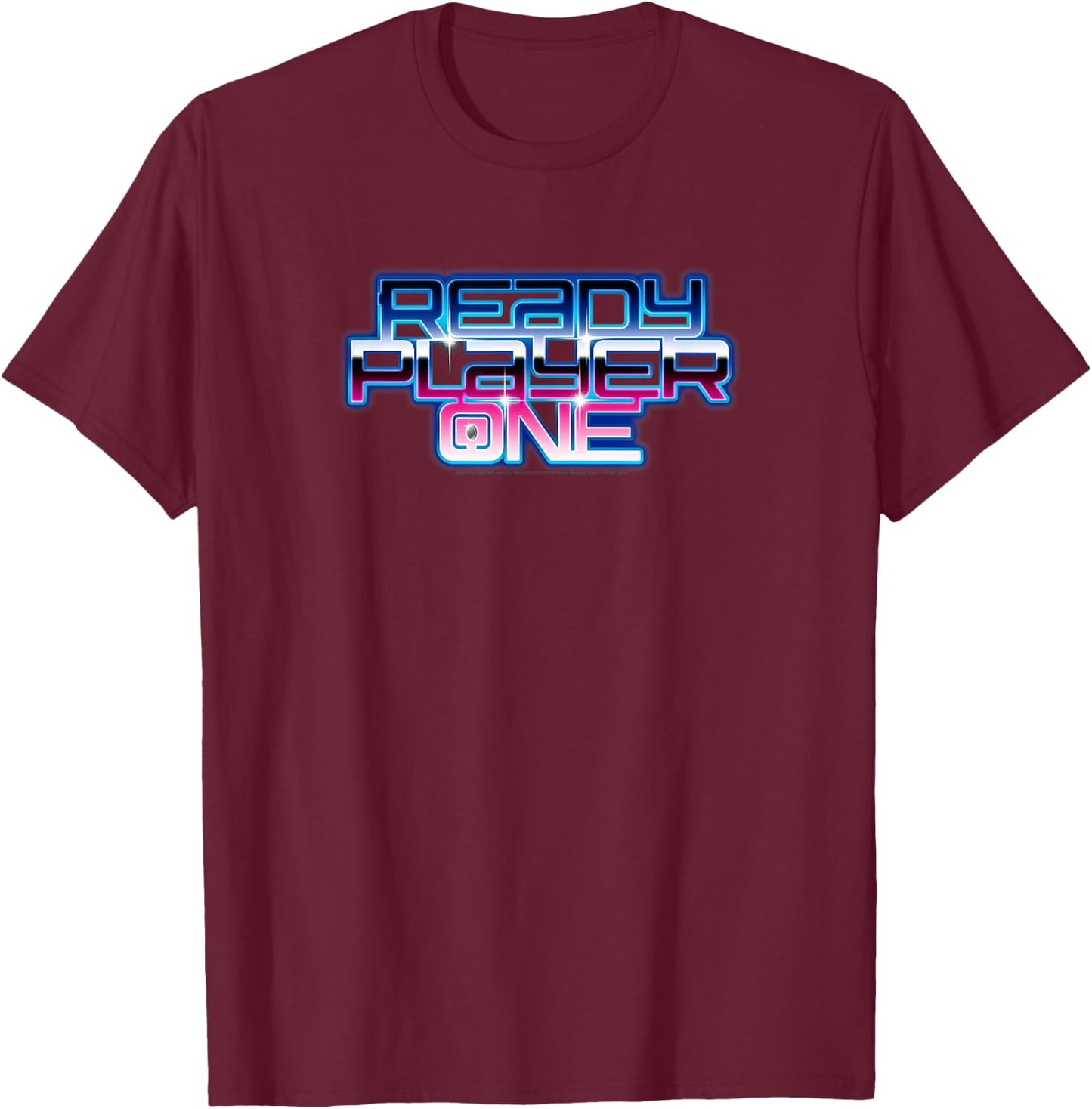 Ready Player One Logo T-Shirt - T-Shirt | Maroon