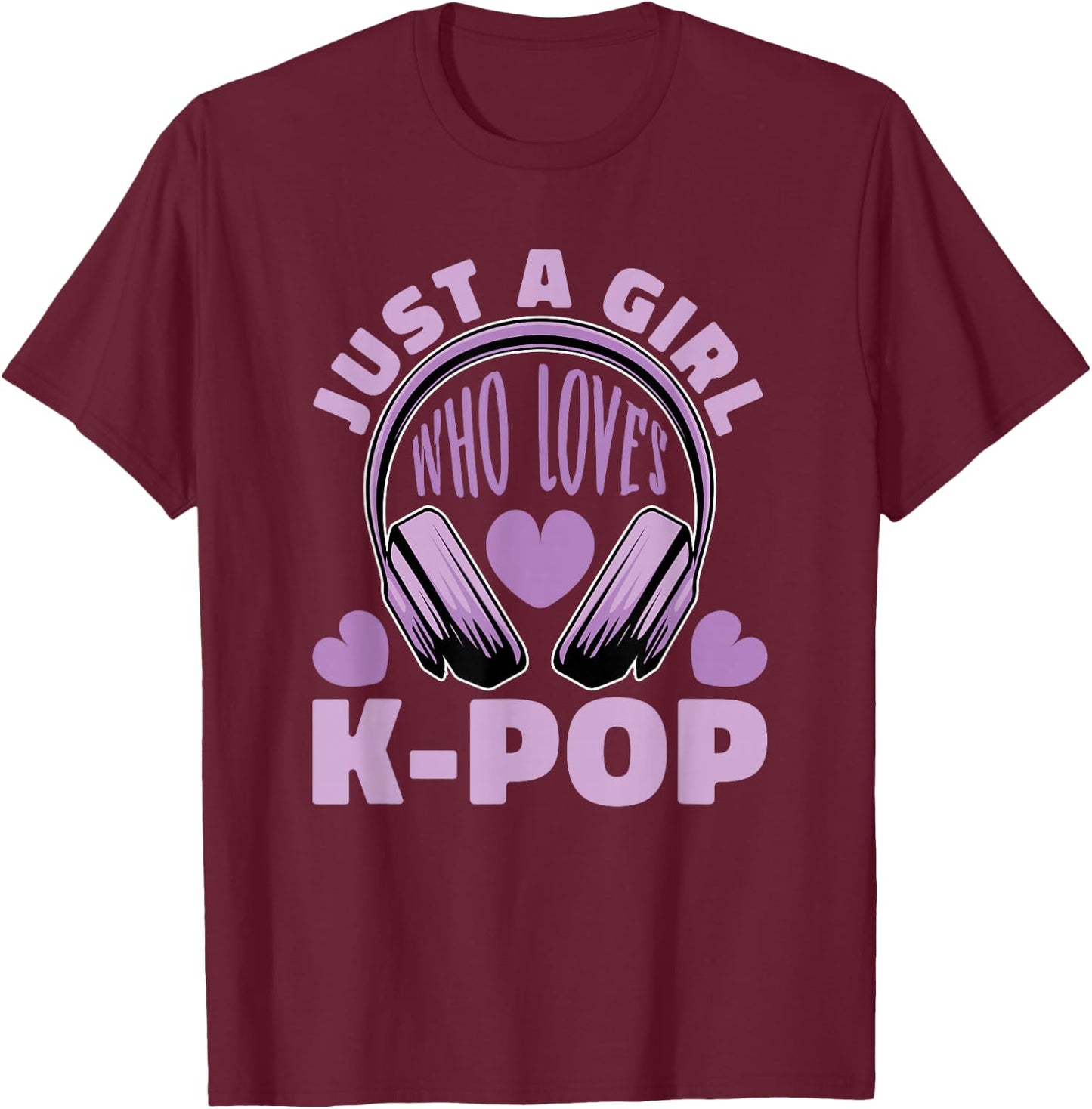 K-Pop - South Korean Pop T-Shirt - T-Shirt | Maroon