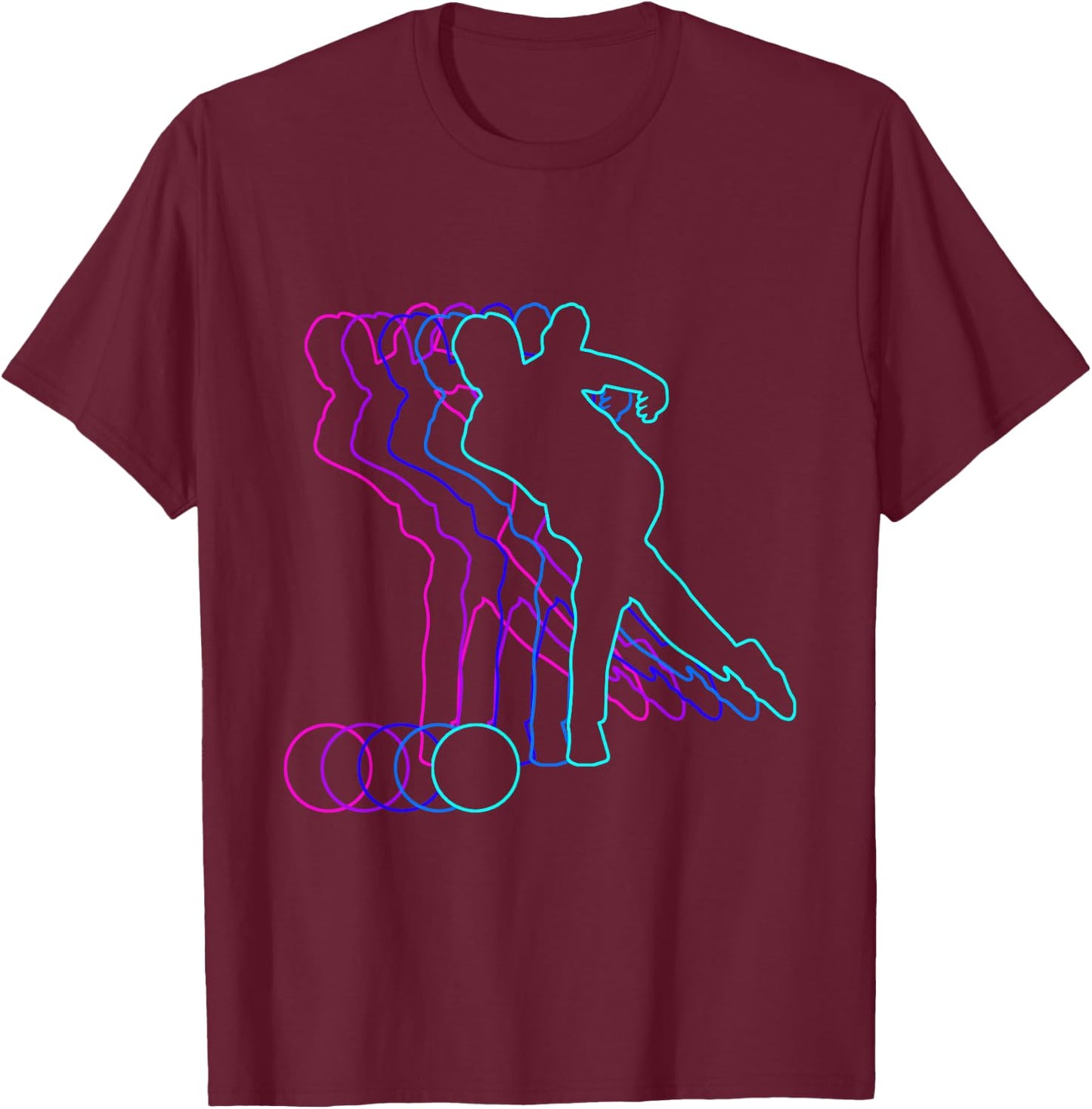 Bowling Bowler Gift Clothes For Boys Youth Men Kids Teens T-Shirt - T-Shirt | Maroon