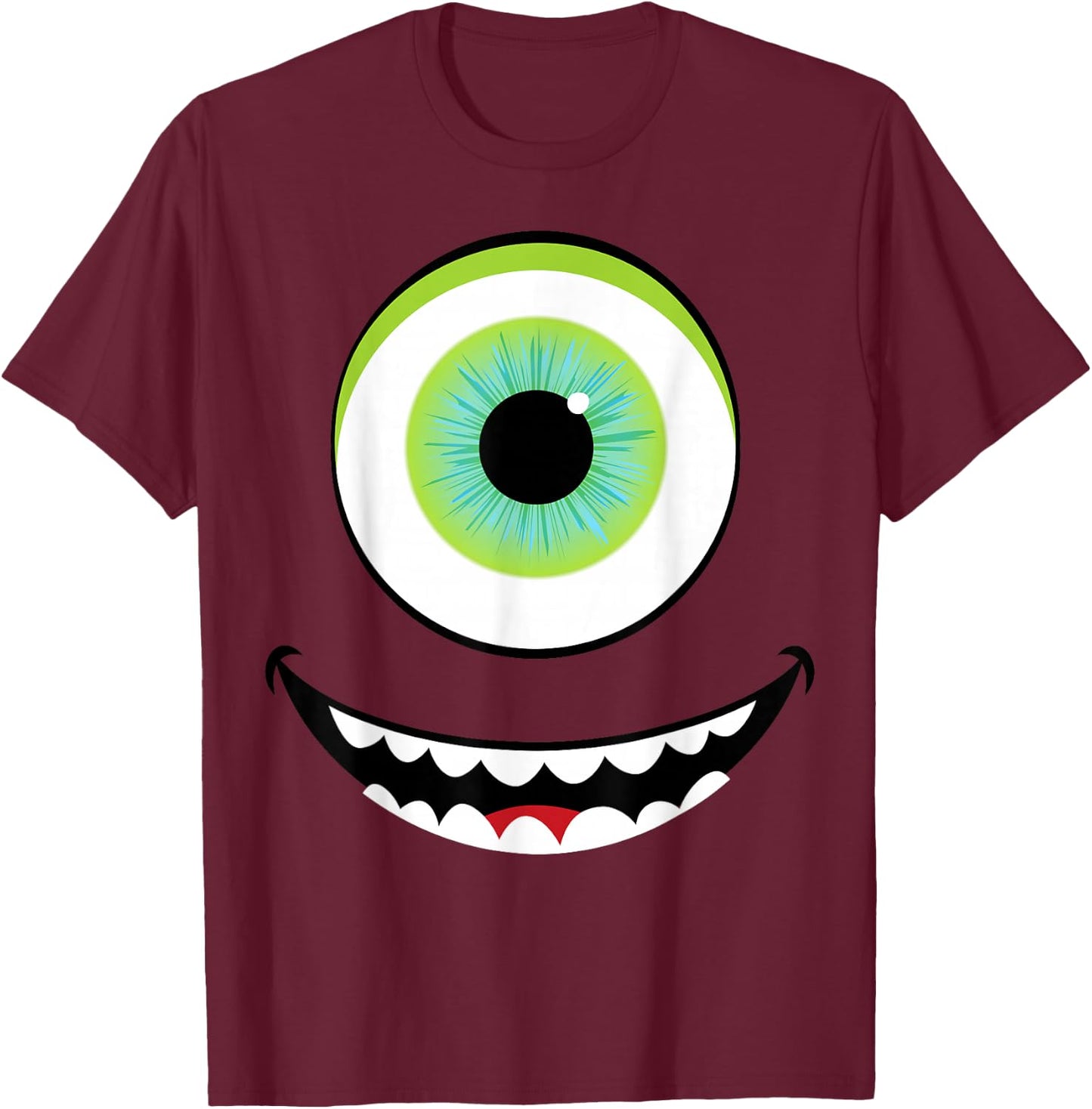 Einäugiges Monster T-Shirt - T-Shirt | Maroon