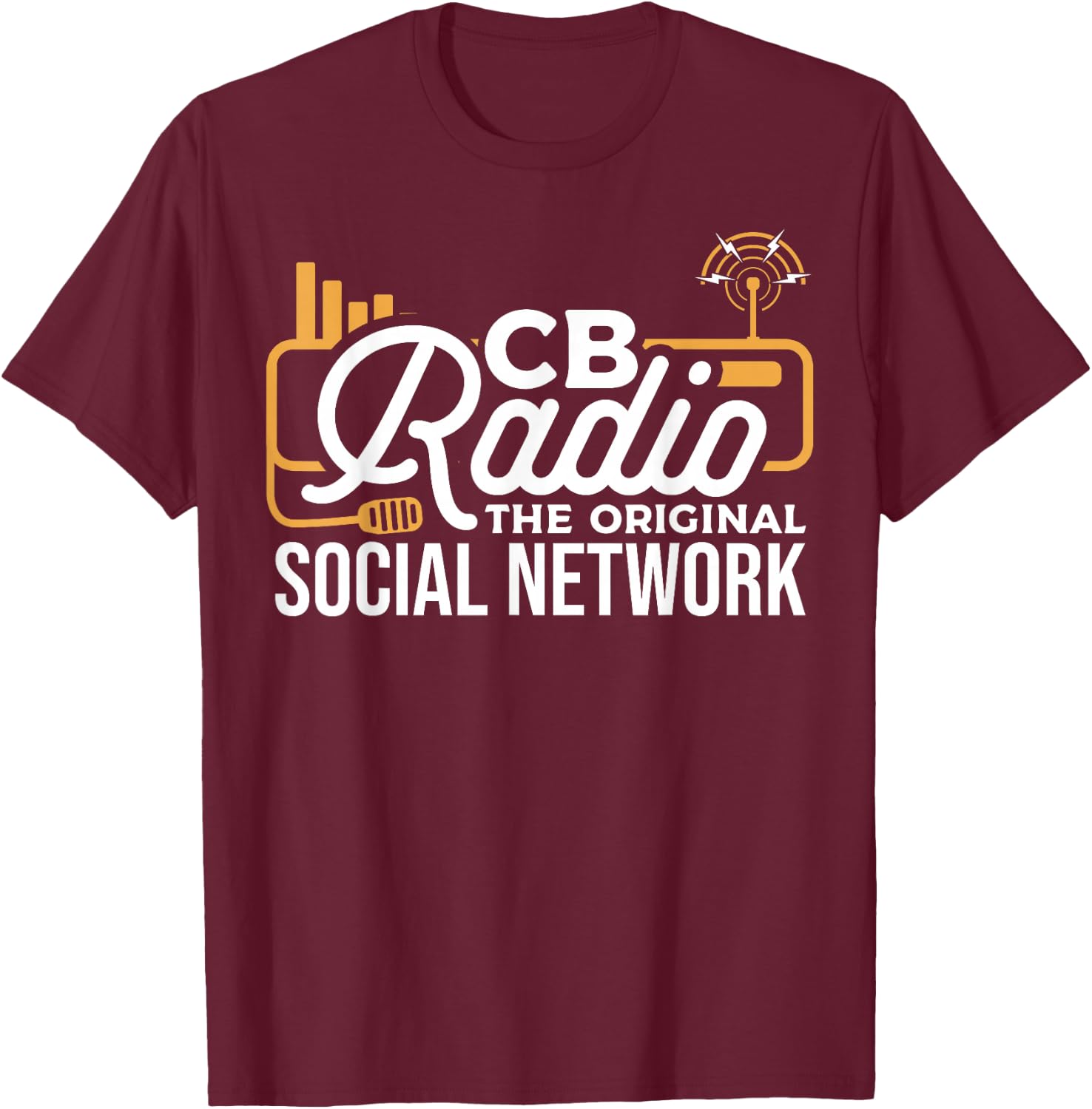 Ham Radio CB Radio System for Communication Technician T-Shirt - T-Shirt | Maroon