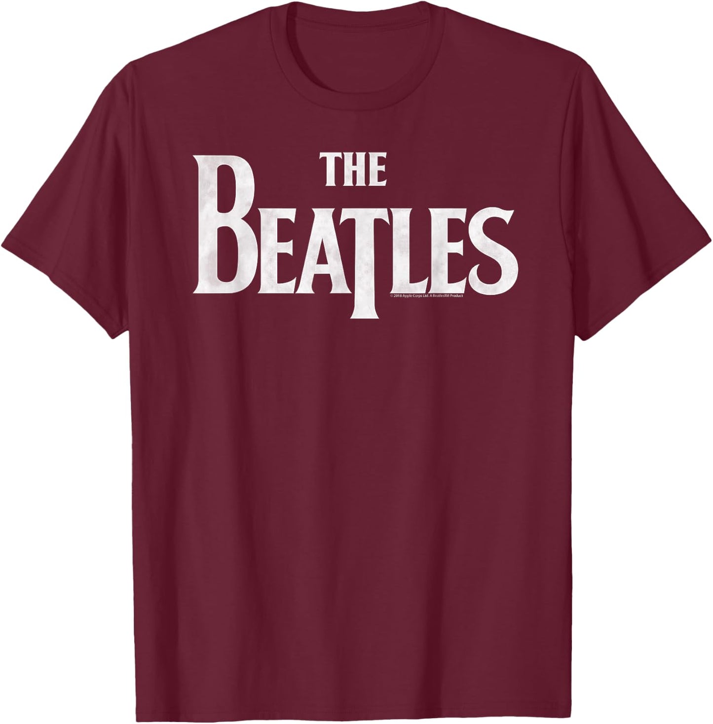 The Beatles - Logo T-Shirt - T-Shirt | Maroon