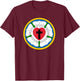 Lutheran 95 Theses Martin Luther Rose Reformation Concords T-Shirt - T-Shirt | Maroon