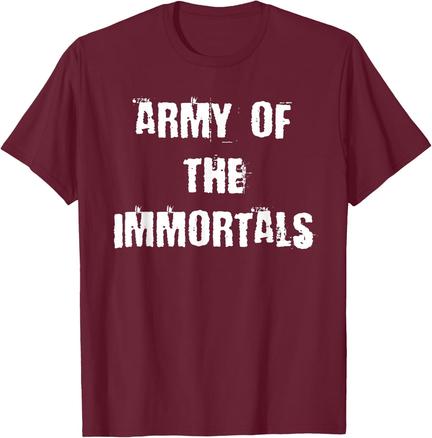 Army of the Immortals T-Shirt - T-Shirt | Maroon