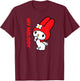 My Melody Logo T-Shirt - T-Shirt | Maroon