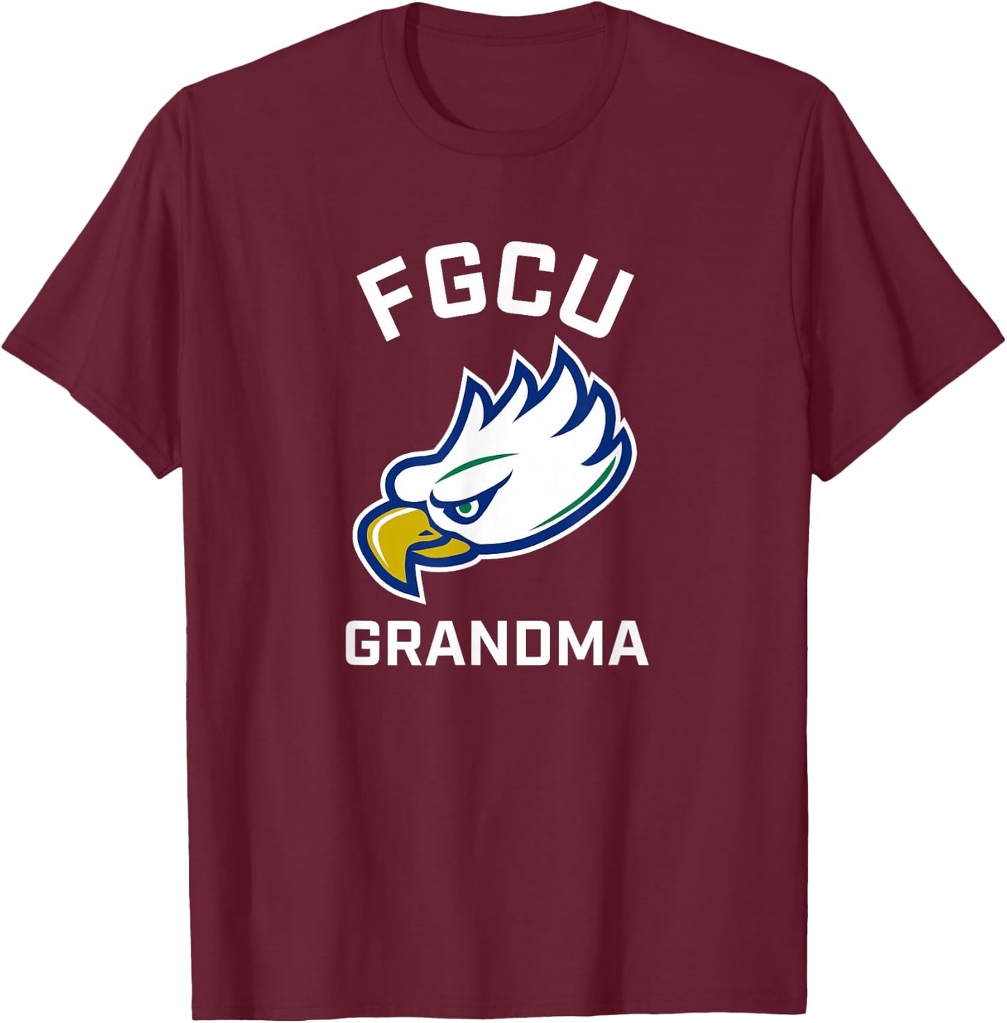 Florida Gulf Coast University FGCU Eagles Arched Grandma T-Shirt - T-Shirt | Maroon