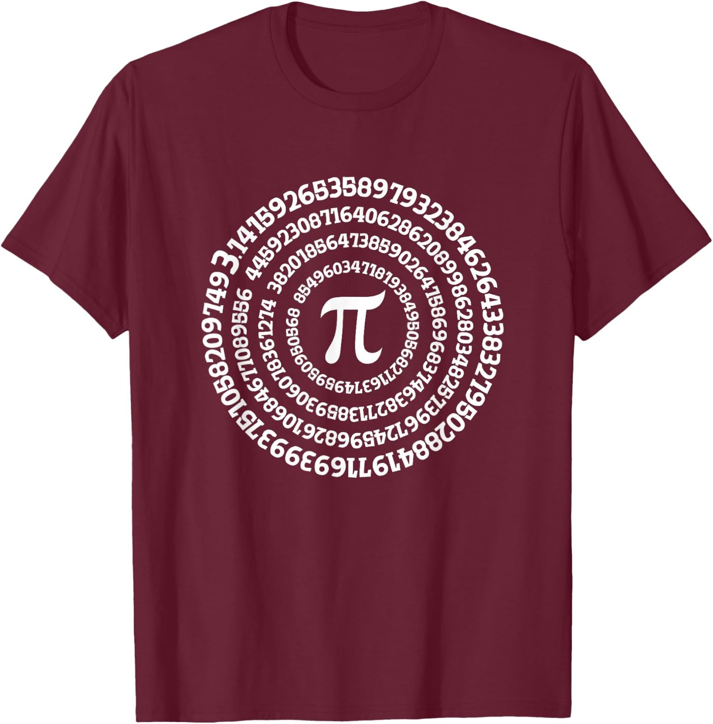 Mathematik - Mathematik - Pi - Nerd - Nerd - Wissenschaft - lustig T-Shirt - T-Shirt | Maroon