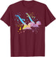 Colorsplash Team Artistic Swim , Black, S T-Shirt - T-Shirt | Maroon