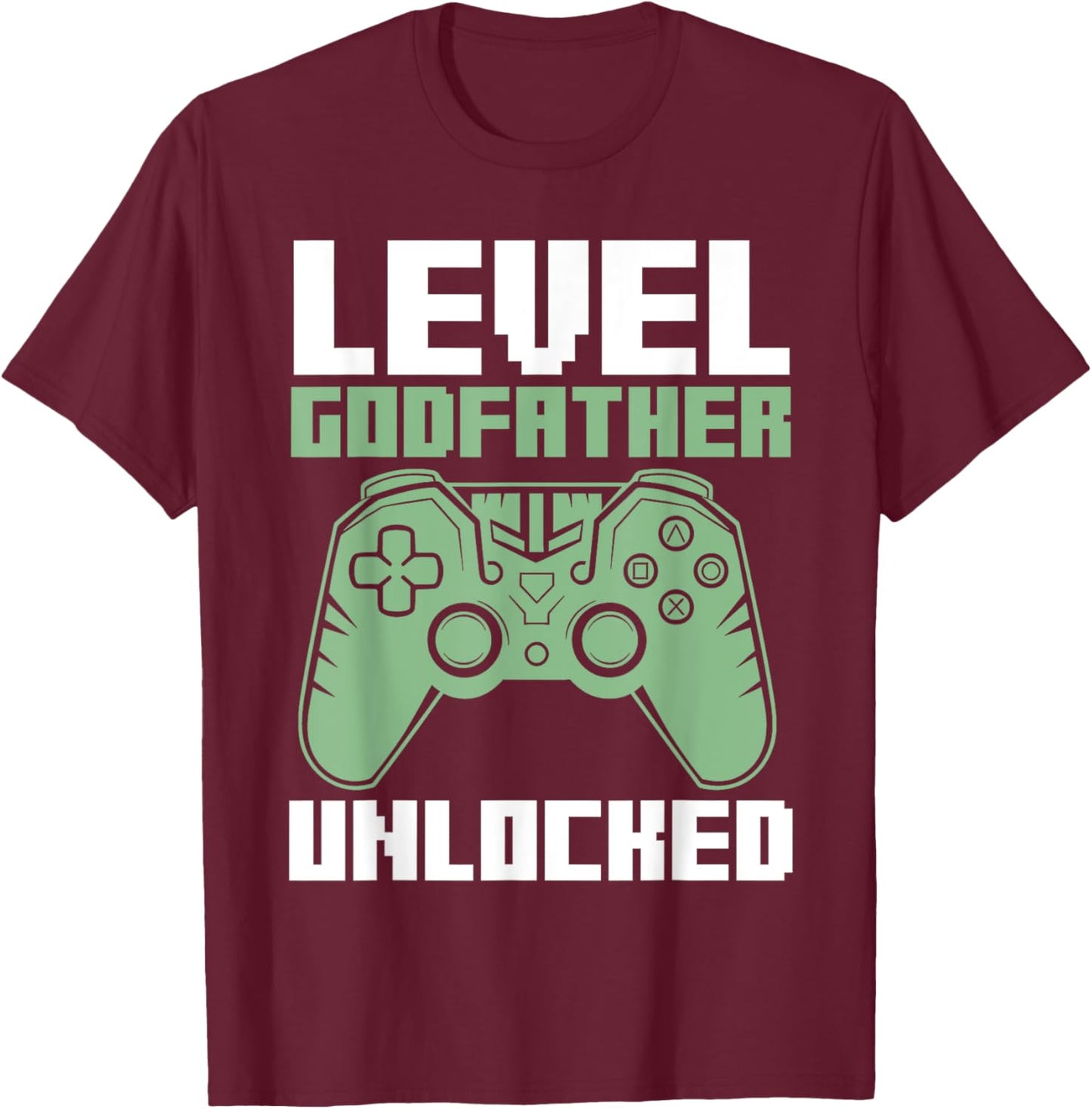 Level 1 Godfather: Godson Unlocked , Black, S T-Shirt - T-Shirt | Maroon