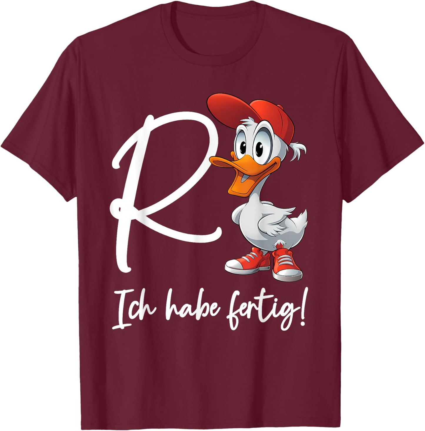 Groovige Rente Ente Rentner R Ente Lustig Ruhestand Pension T-Shirt - T-Shirt | Maroon