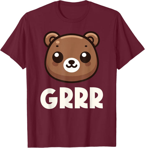 Cute Kawaii Bear Grr Kids Boys Girls Graphic