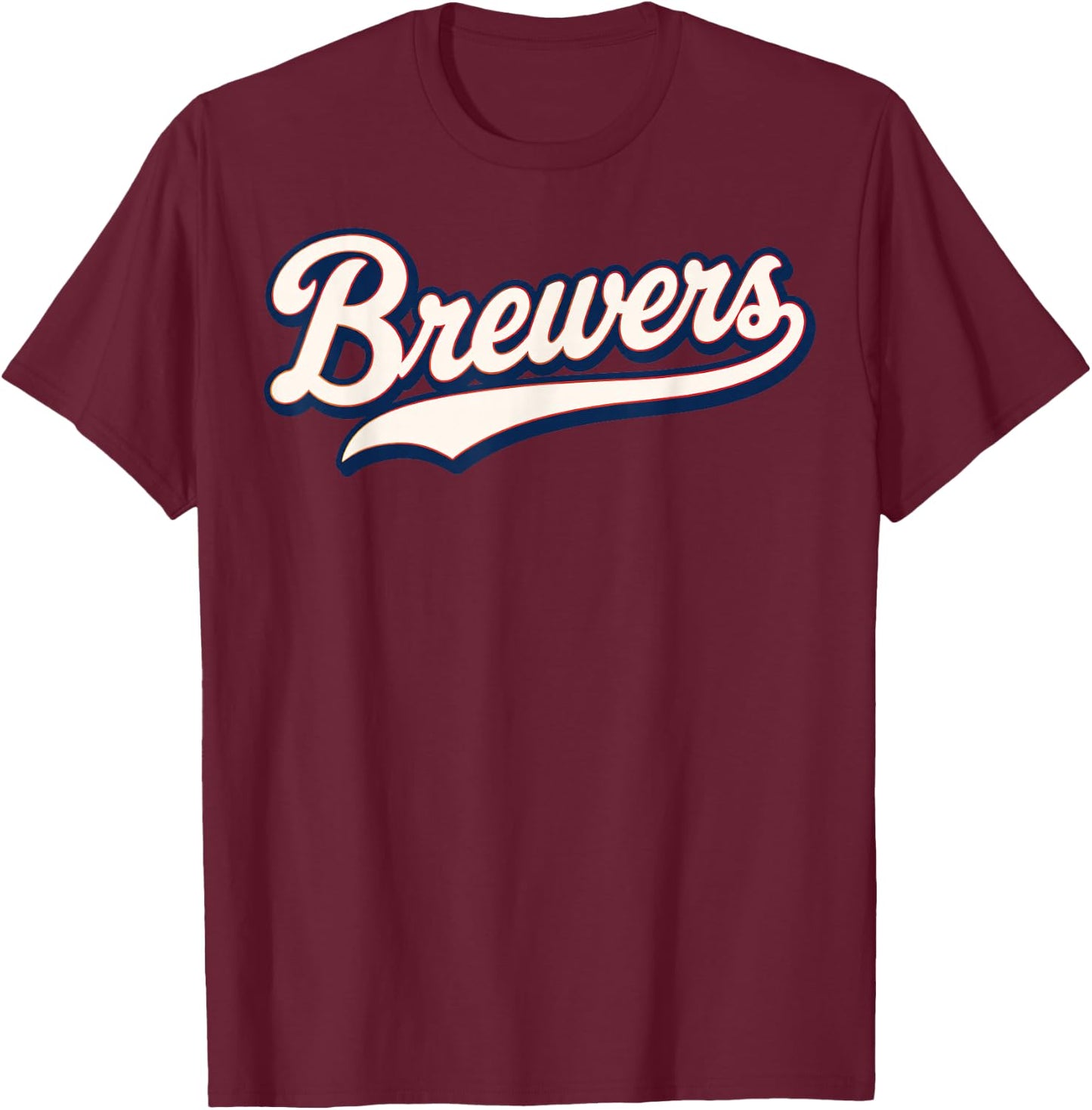 Vintage Brewers Retro Classic Gifts Women Kids T-Shirt - T-Shirt | Maroon