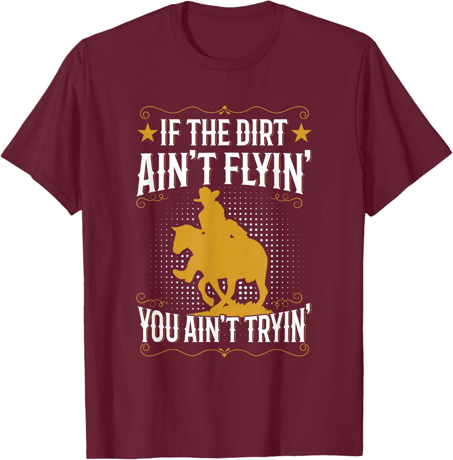 Youth Rodeo Mutton Busting Design for a Mutton Buster T-Shirt - T-Shirt | Maroon