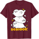 Sealook Stacked Seals T-Shirt - T-Shirt | Maroon