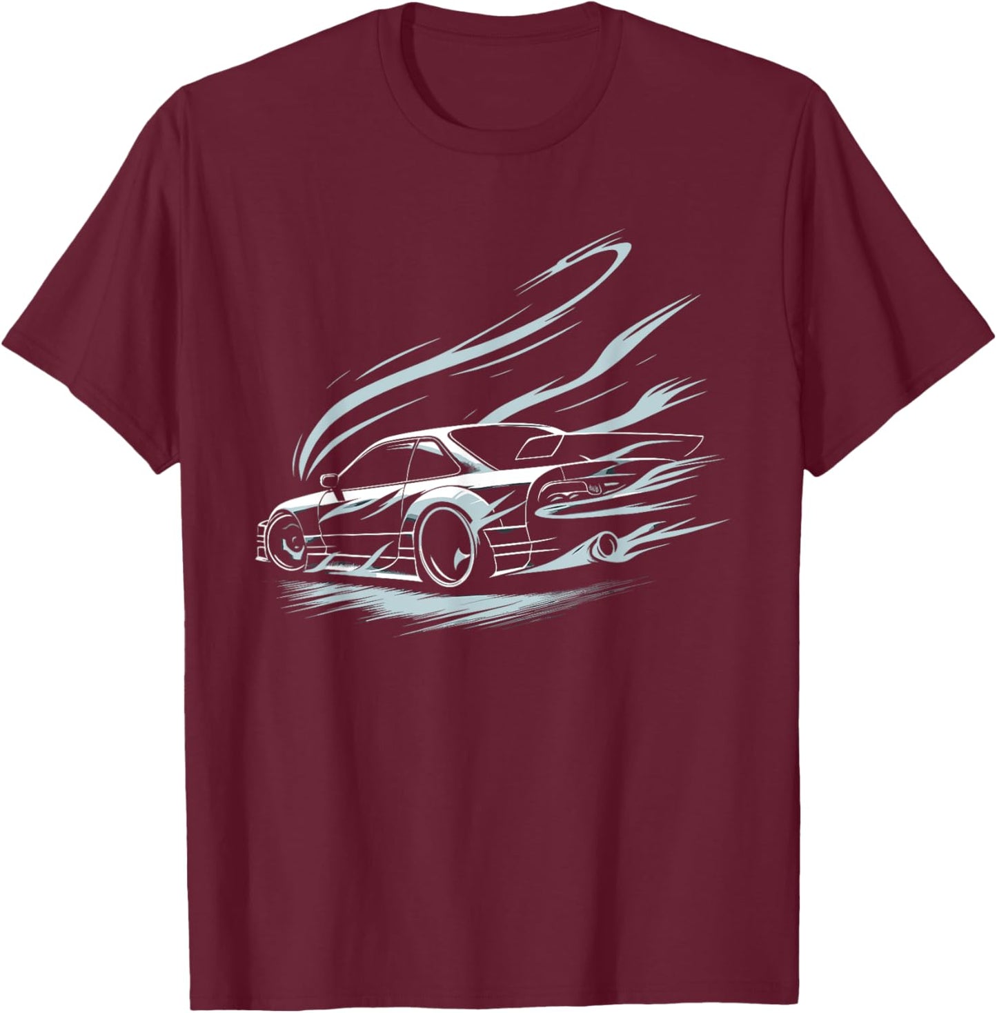 Car Drifting Racing Race Car Motorsport Drift Racing T-Shirt - T-Shirt | Maroon