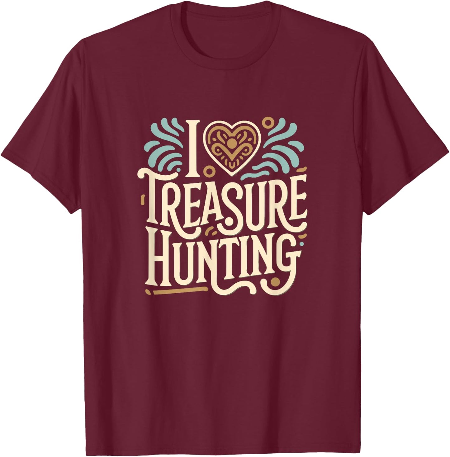 I Love Vintage Furniture T-Shirt - T-Shirt | Maroon