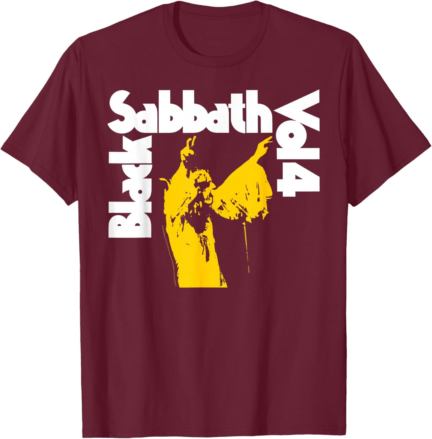 Black Sabbath Vol 4 T-Shirt - T-Shirt | Maroon