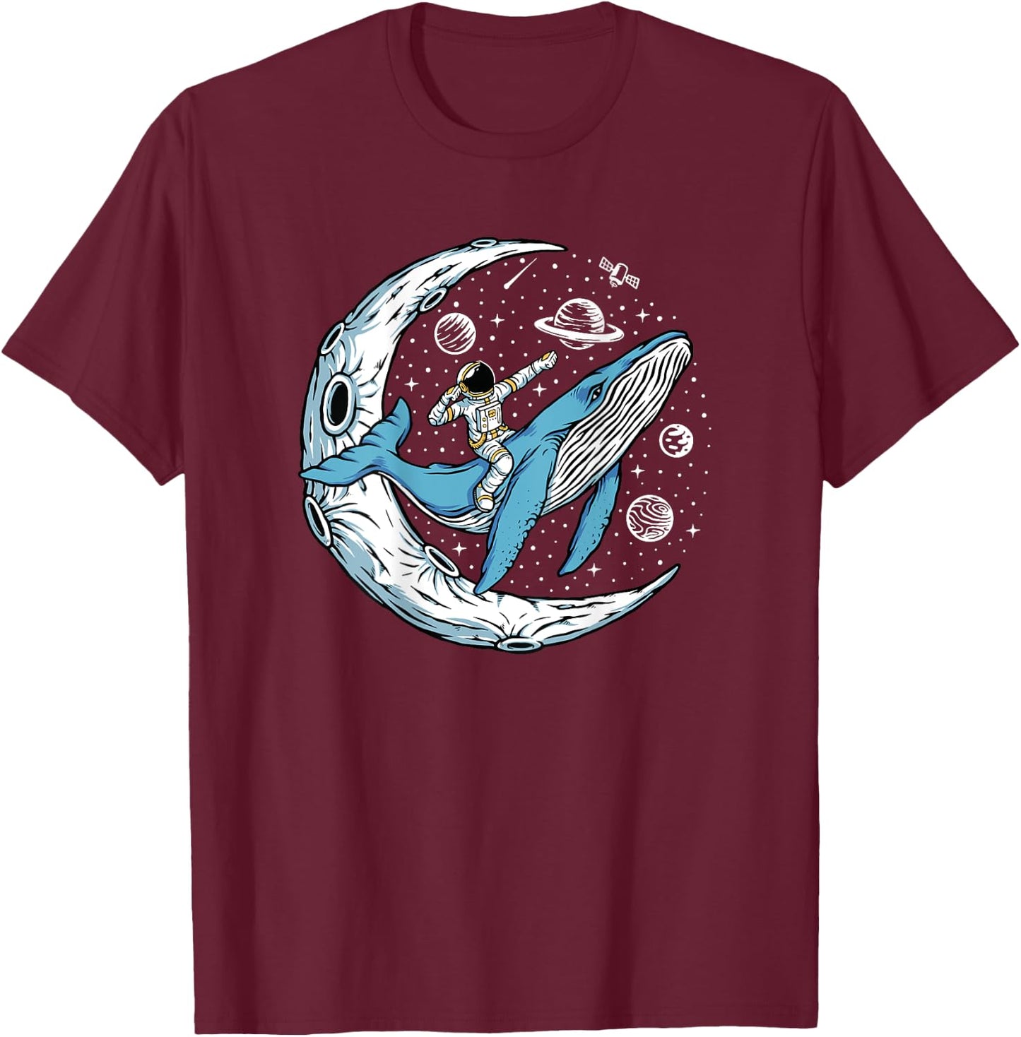 Men's with Back Print T-Shirt - T-Shirt | Maroon