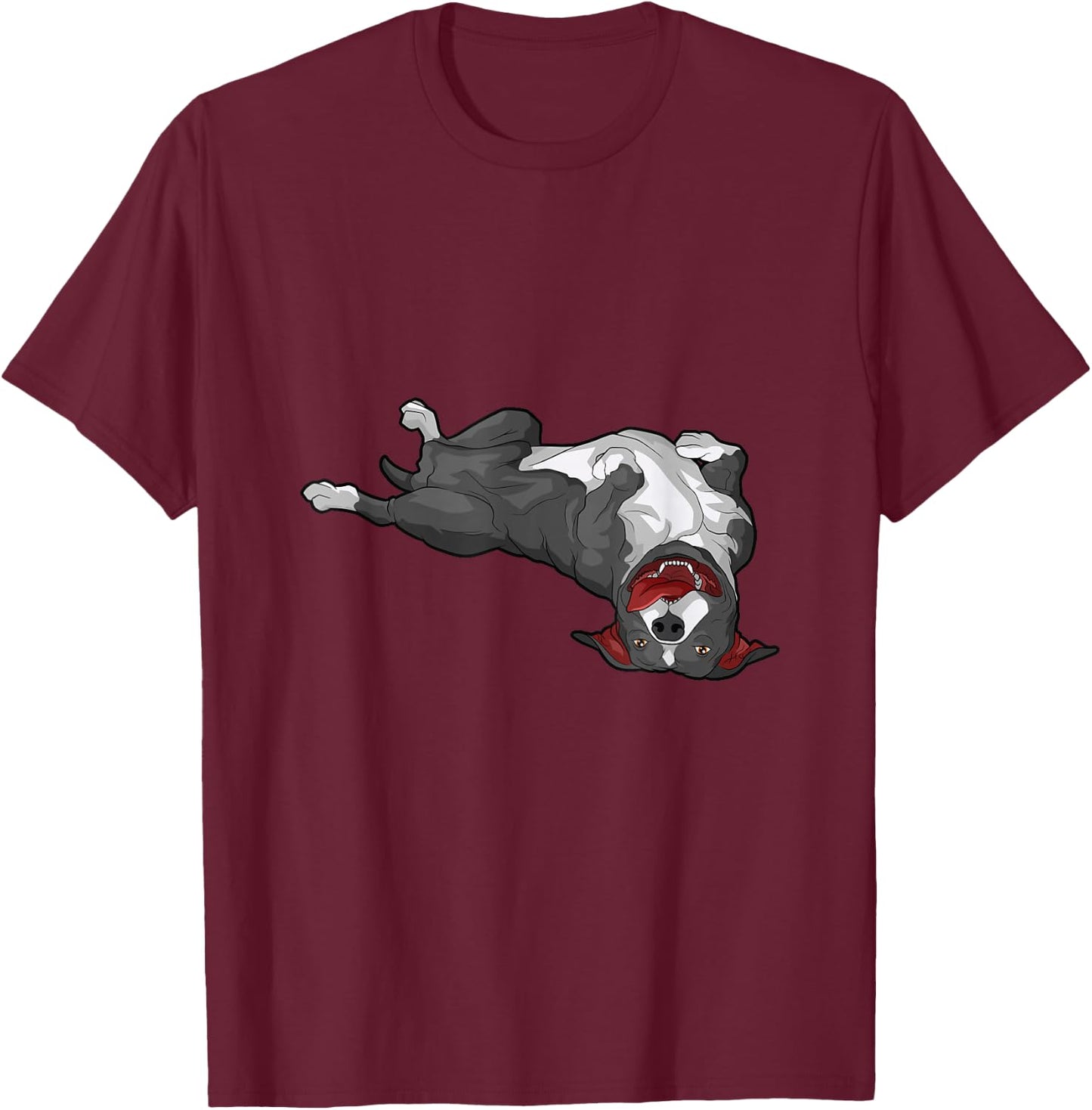 American Staffordshire Terrier Amstaff T-Shirt - T-Shirt | Maroon